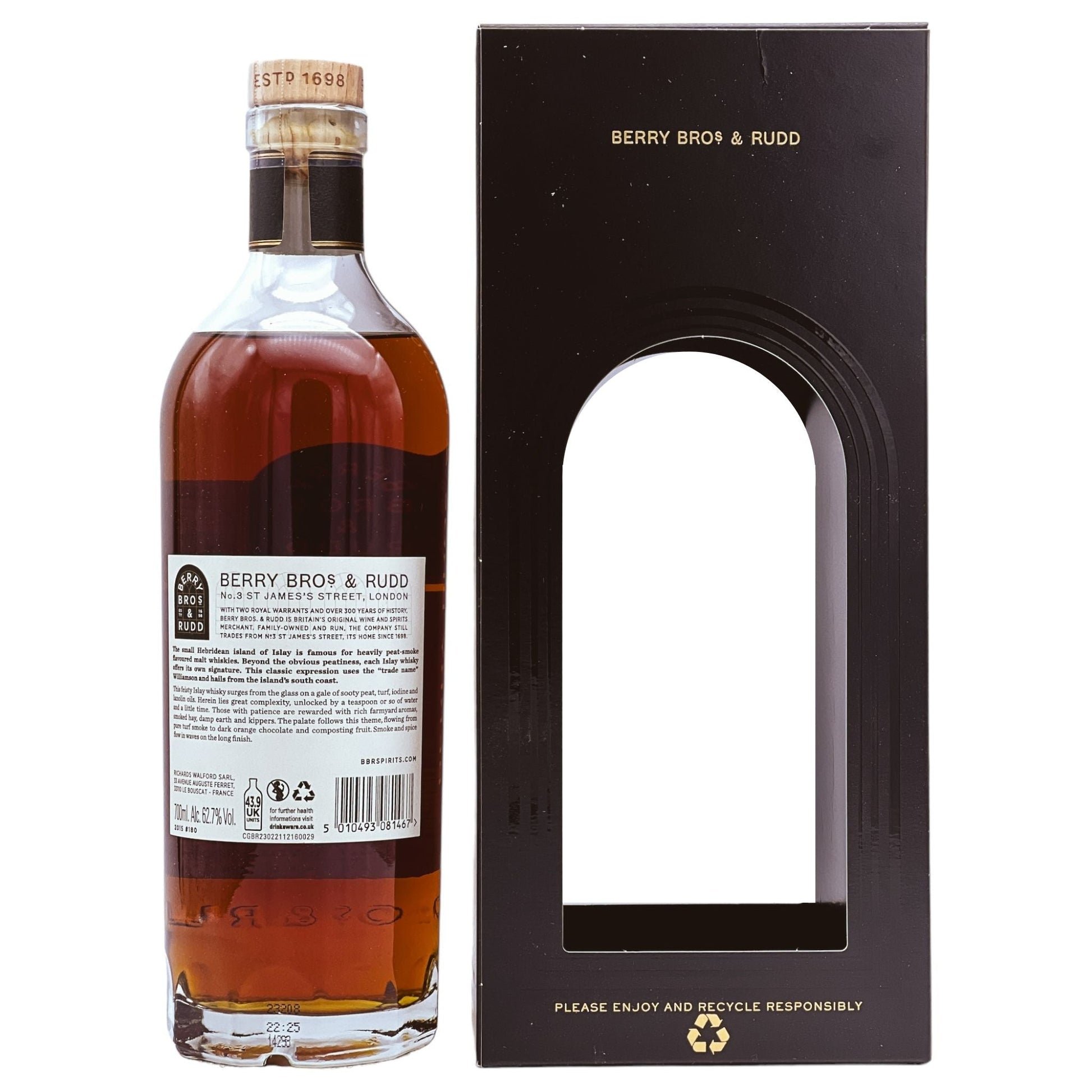 Williamson | Single Cask #180 | 2015/2023 | Berry Bros and Rudd | 62,7%GET A BOTTLE